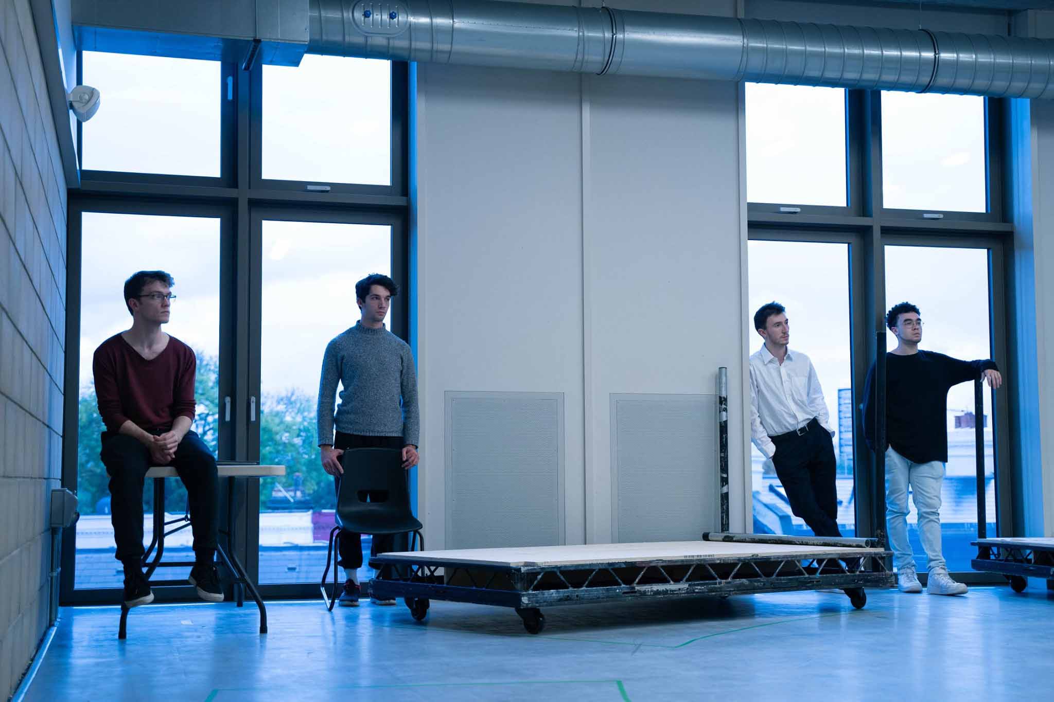 'The Winter's Tale', 2019<br/>Director: Amelia Sears<br/>During rehearsals<br/>Photo credit: Sam Taylor